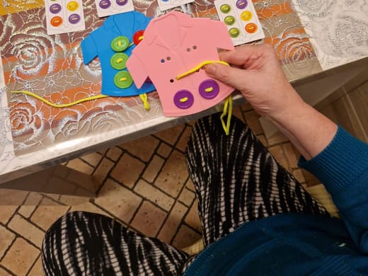 Izrada kreativnih ukrasa u Domu Golubić