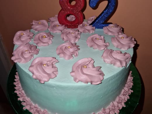 Torta za proslavu 82. rođendana u Domu Golubić